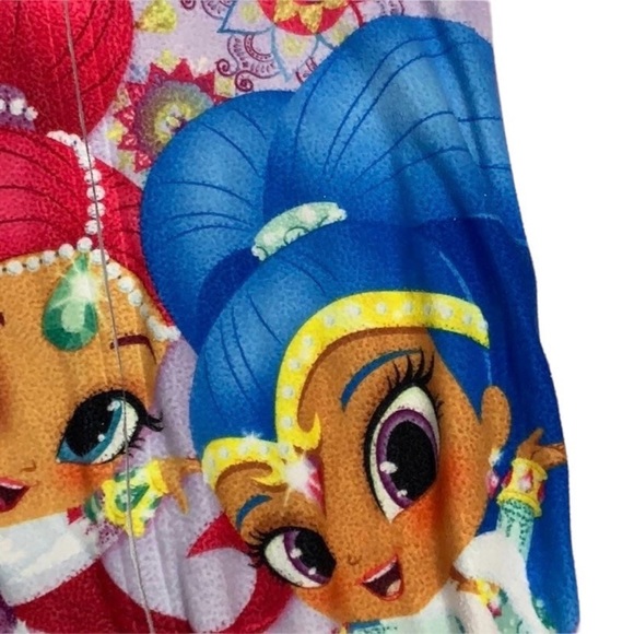Nickelodeon Shimmer & Shine Pink Footie Pajamas Size 2T - Picture 4 of 6